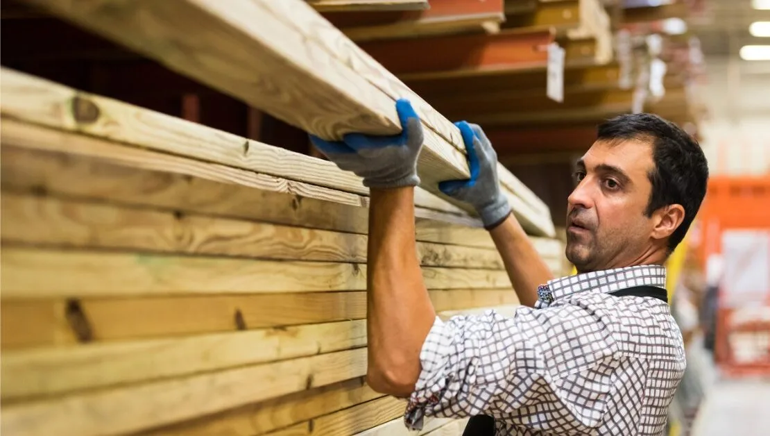 Best practices for storing lumber