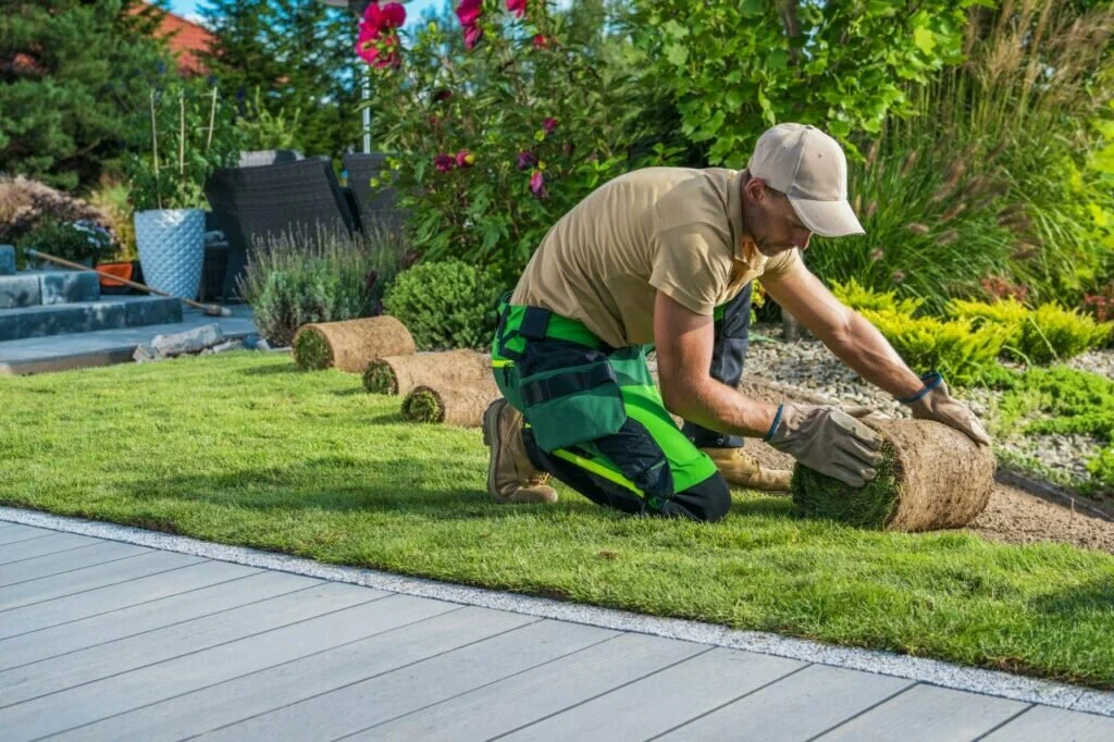 Landscaping and sod installation included in comprehensive construction estimating services in Alaska.